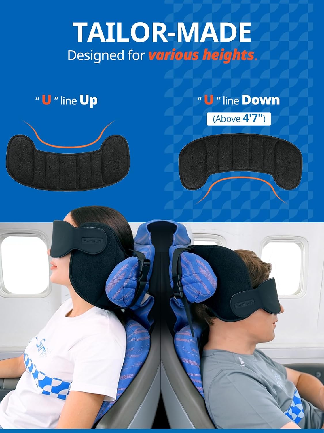 ✈️ 3-in-1 Travel Sleep & Comfort Support
