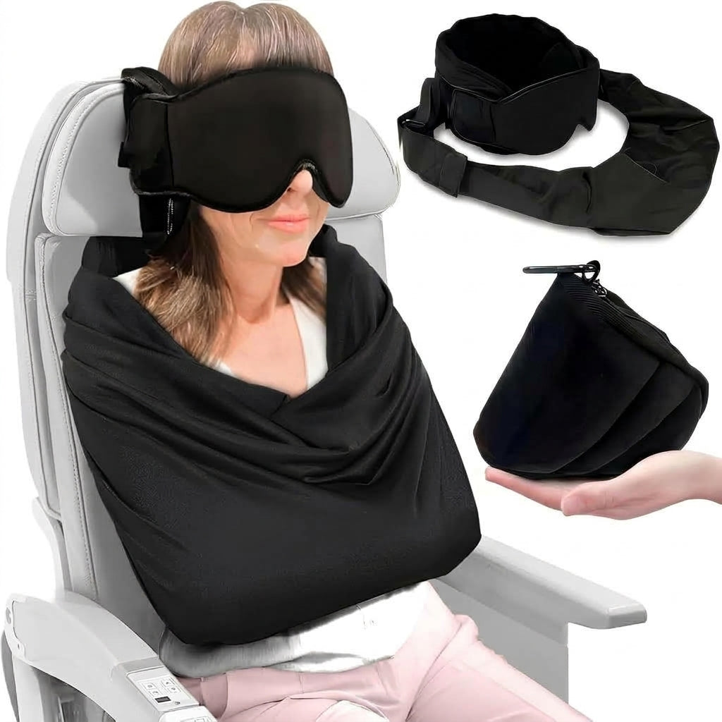 ✈️ 3-in-1 Travel Sleep & Comfort Support