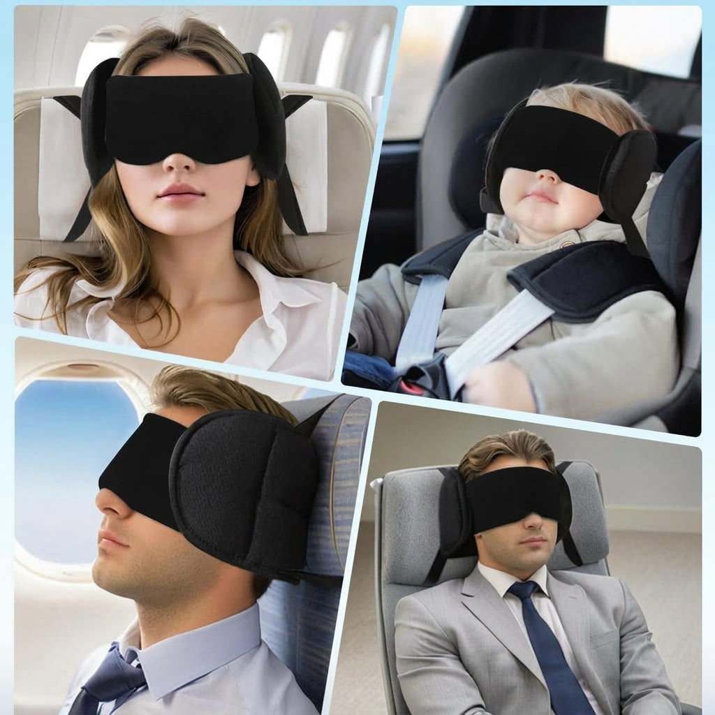 ✈️ 3-in-1 Travel Sleep & Comfort Support