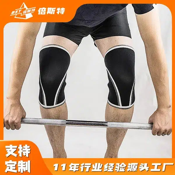 1 single pcs 7mm Neoprene Sports Knee Pads – Compression Support for Gym Weightlifting, Training & Fitness (Unisex)