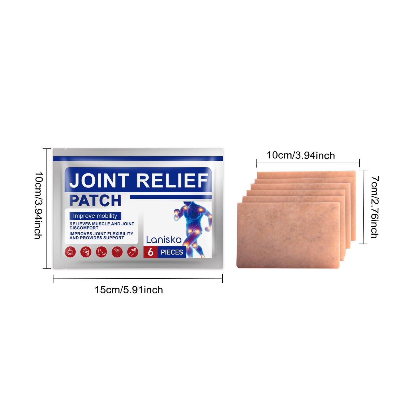 Daily Care Joint Relief Patches-6pcs Pack