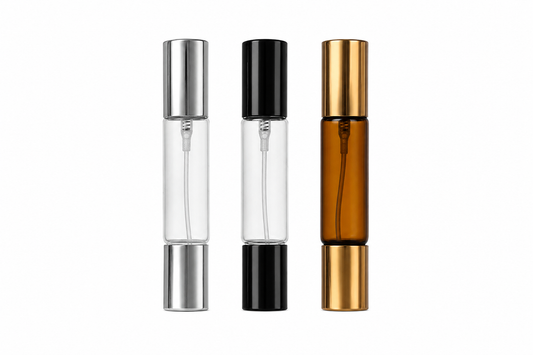 2-in-1 Refillable Perfume Bottle – Roll-On & Fine Mist Spray- 10 ML